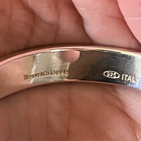 Tiffany & Co. Silver Atlas Roman Numeral Cuff Bracelet - Picture 7 of 8